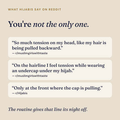 What hijabis say on Reddit about the undercap pulling at the front